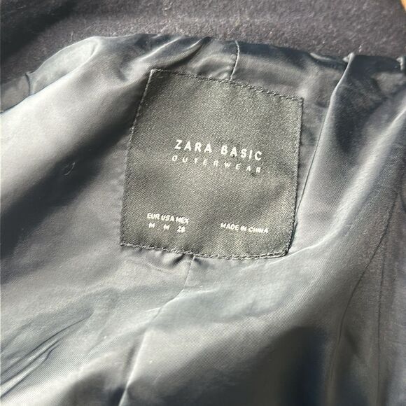 ZARA NAUTICAL BREASTED COAT JACKET NWT size M - Picture 13 of 13